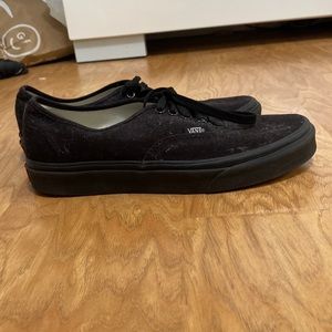 Black Low Cut Vans